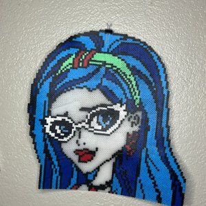 Ghoulia Yelps Monster High Perler Bead Wall Decoration